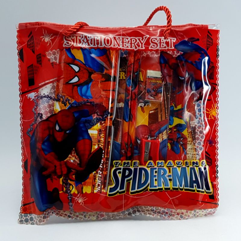 Study Set / Paket Alat Tulis Set Spiderman 8805