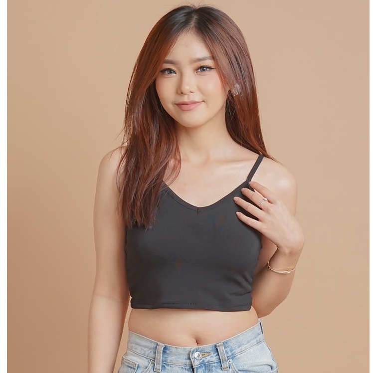 MODAVIE - KEZIA Tanktop Basic Tank Top Wanita Korean Crop Top