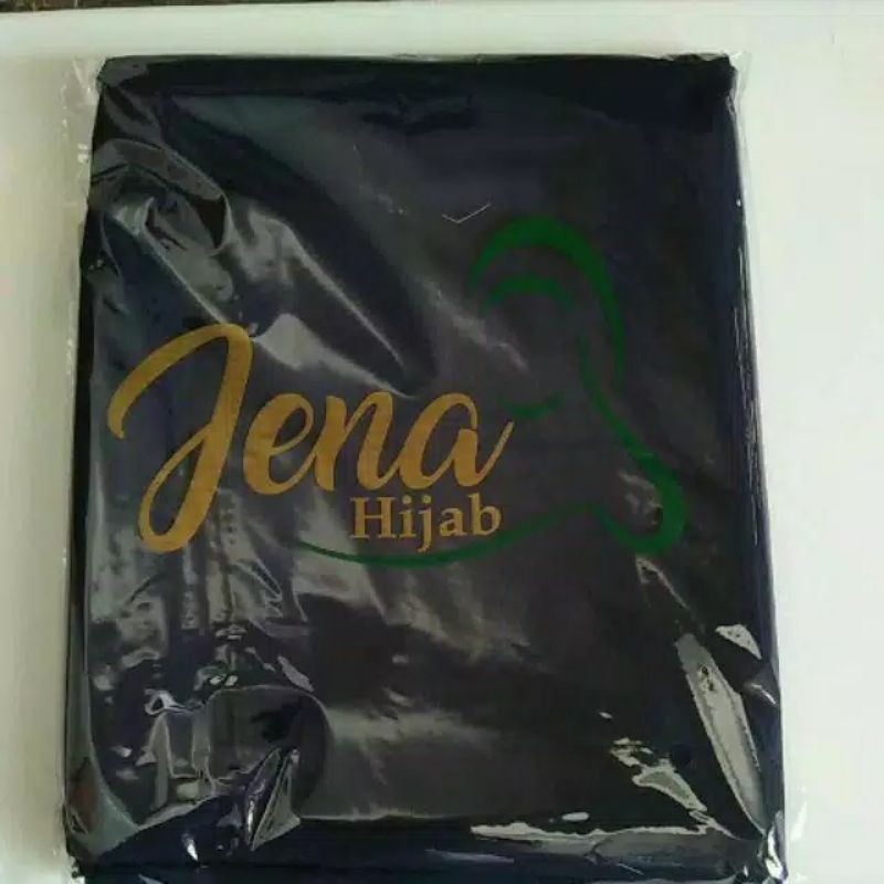HIJAB KHIMAR/ BERGO DUA LAYAR BAHAN  CERUTY BOBY DOL-Navy
