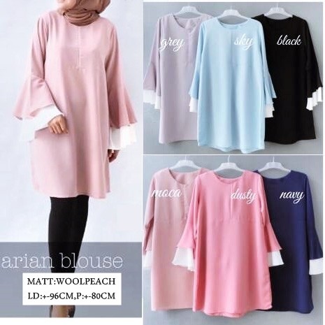 BAJU WANITA MURAH ARIAN BLOUSE BAJU WANITA GROSIR TANAH ABANG