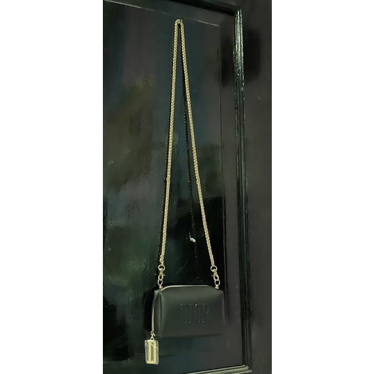 DIOR beauty makeup pouch bag authentic with strap chain gold (bisa jadi sling bag)