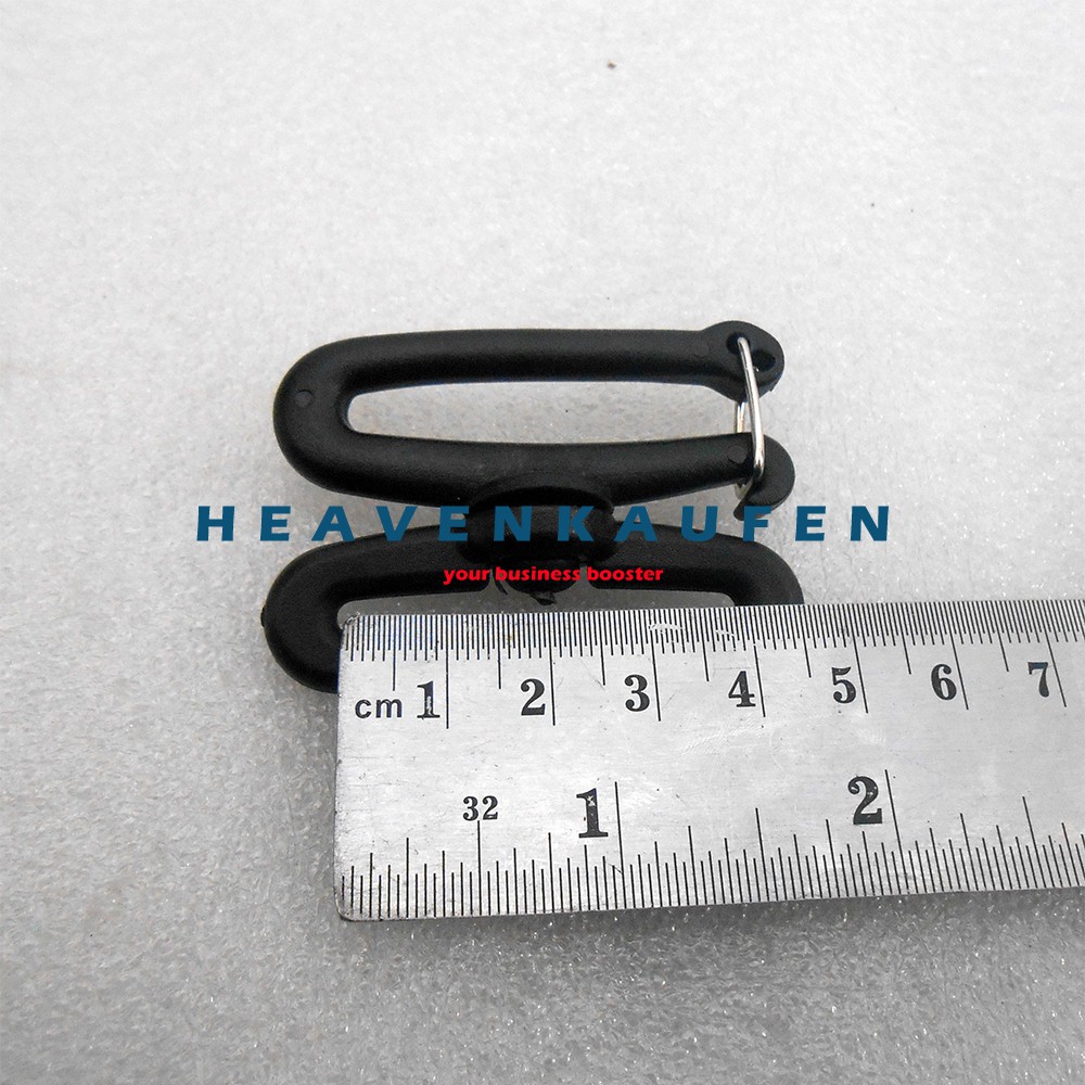 Pengait Kait Kew Kew Hook Tali Tas 3,8 cm Acetal Bagus Kuat Bentuk Huruf S