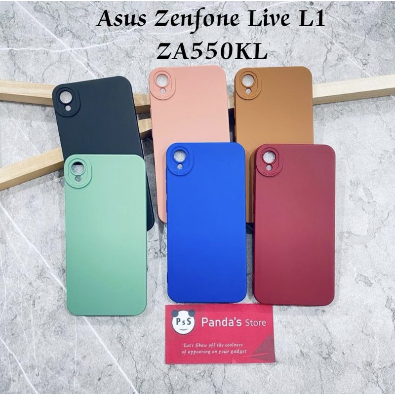 Softcase Pro Camera Asus Zenfone Live L1 ZA550KL Candy Case Full Color 3D Silikon TPU