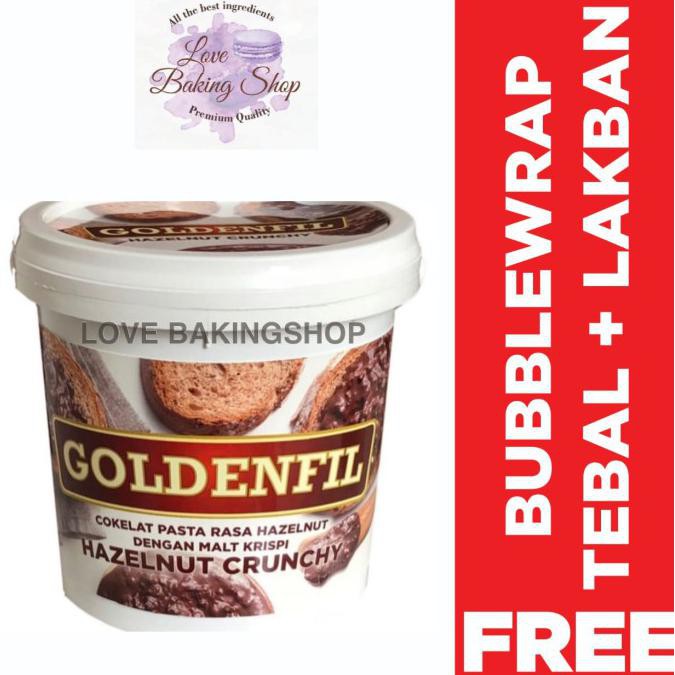 

Diskon GOLDENFIL HAZELNUT CRUNCHY SELAI KACANG HAZELNUT RENYAH CRISPY GURIH Diskon