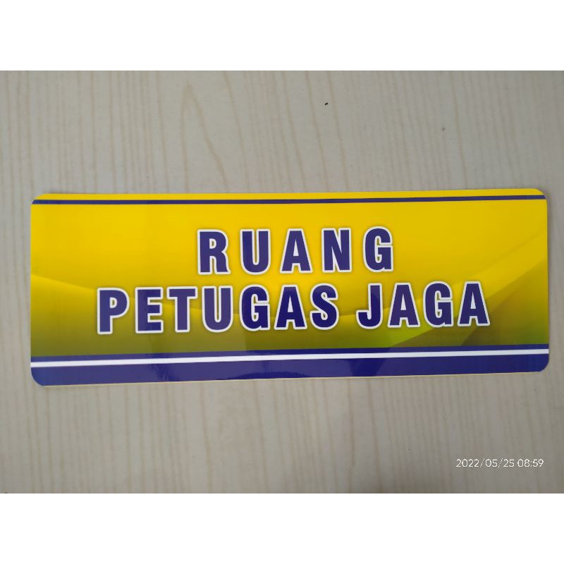 

Stiker Ruang Petugas Jaga