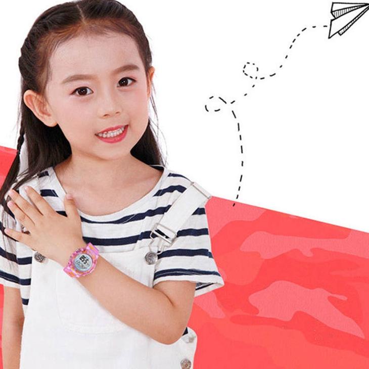 Kualitas Terpercaya Jam Tangan Pria Olahraga Digital Tahan Air LED Digital Watch Children Boy Girl Waterproof Gift Watches