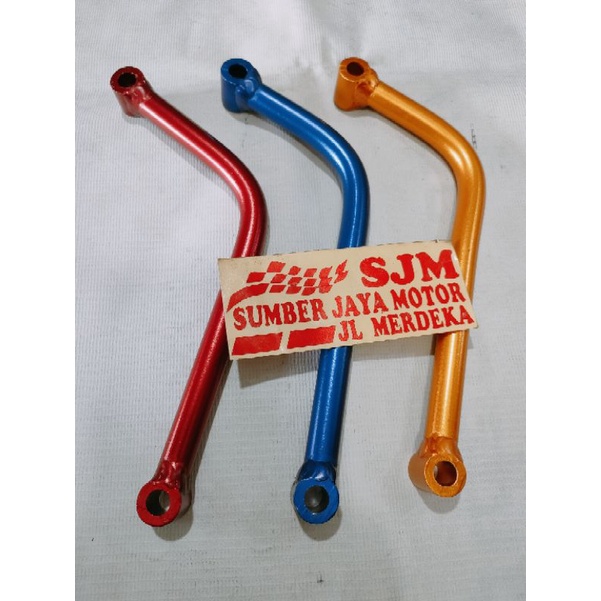 Tiang Knalpot CNC universal Fu Ninja Vixion CB dan bebek Tiang breket kleman Knalpot cnc