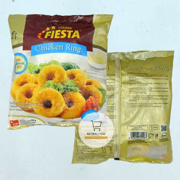 Fiesta Chicken Ring Nugget Fiesta Bentuk Cincin 500gr