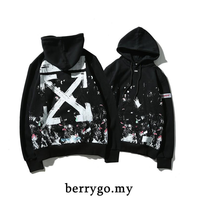 off white snowflake hoodie