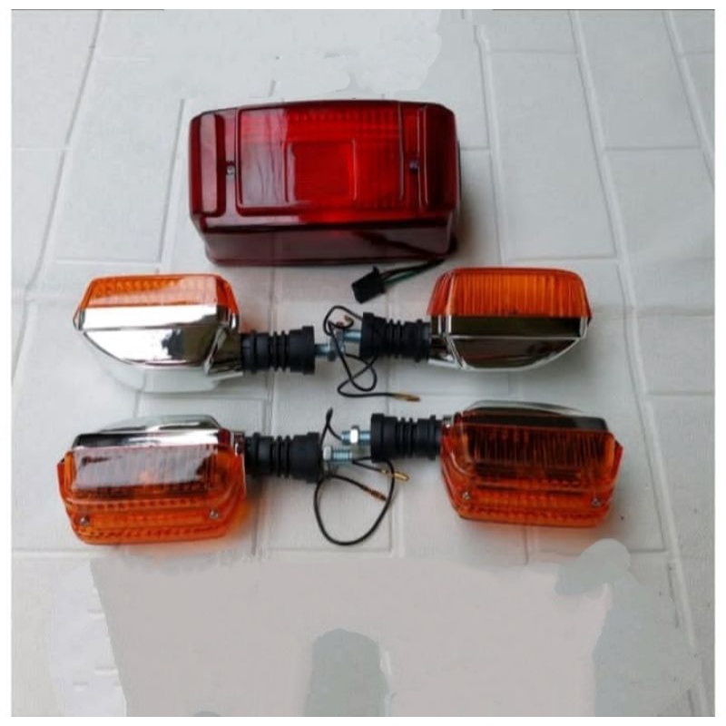 Lampu Stop RX-King New Stoplamp Plus Sen 4 Buah Rx-King Lama RX-King Cobra Kualitas Terbaik