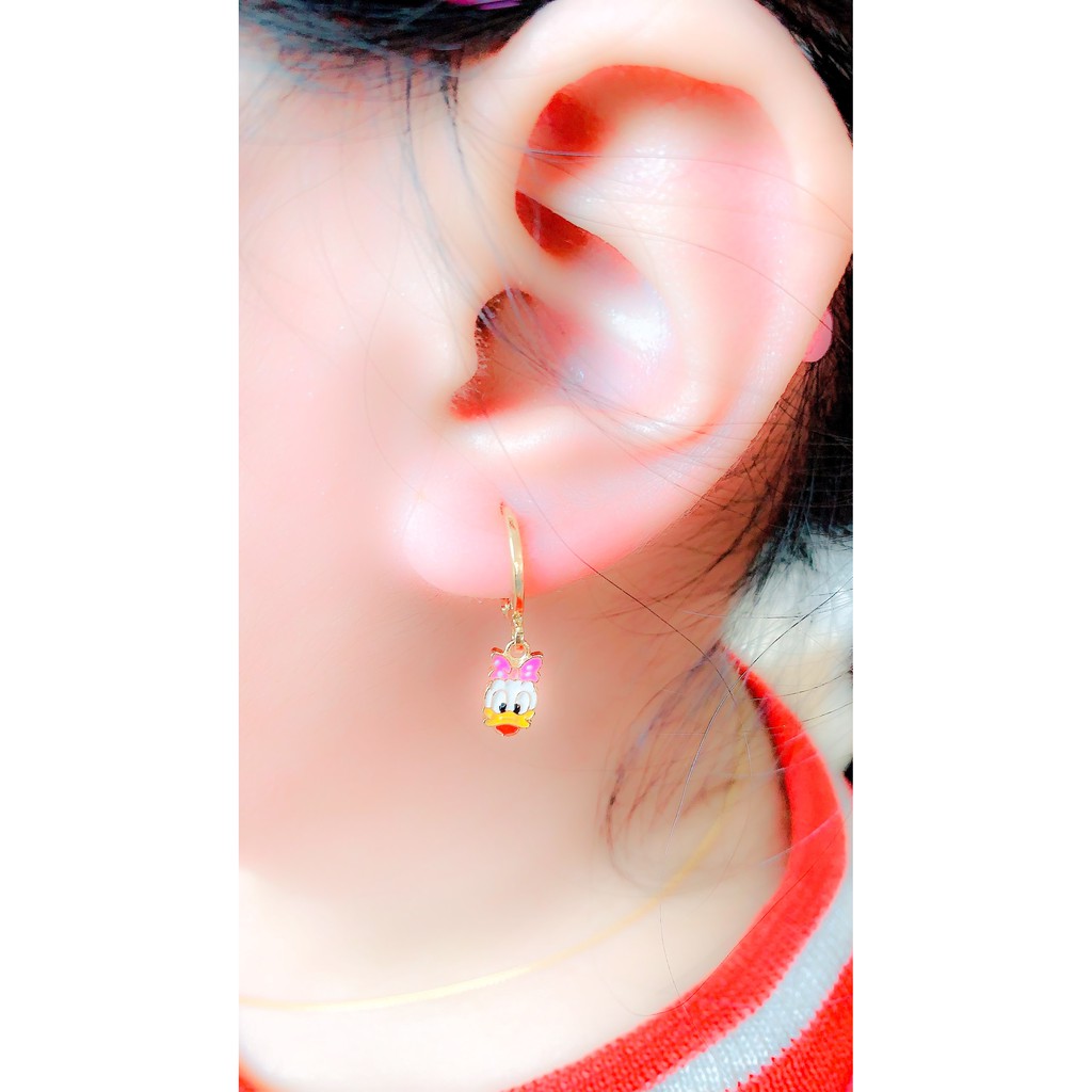 Anting Anak Kepala Putri Bebek Duck Gold