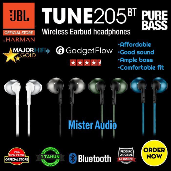 Jbl Tune 5bt Tune 5 Bt T 5bt T5bt Bluetooth Earphones Shopee Indonesia