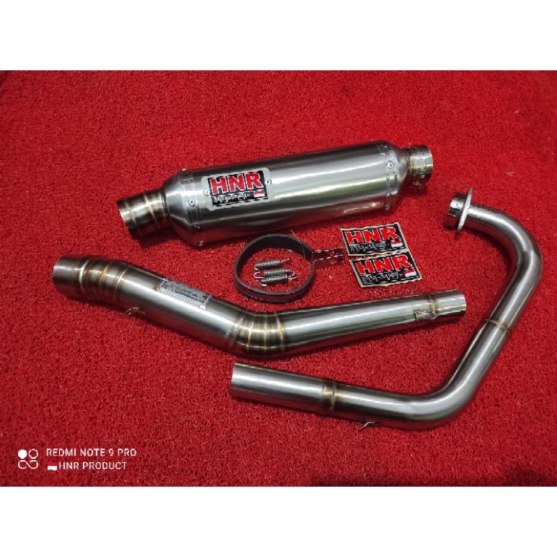 Knalpot Racing Yamaha Scorpio Z type Trioval SE Long Original HNR Product