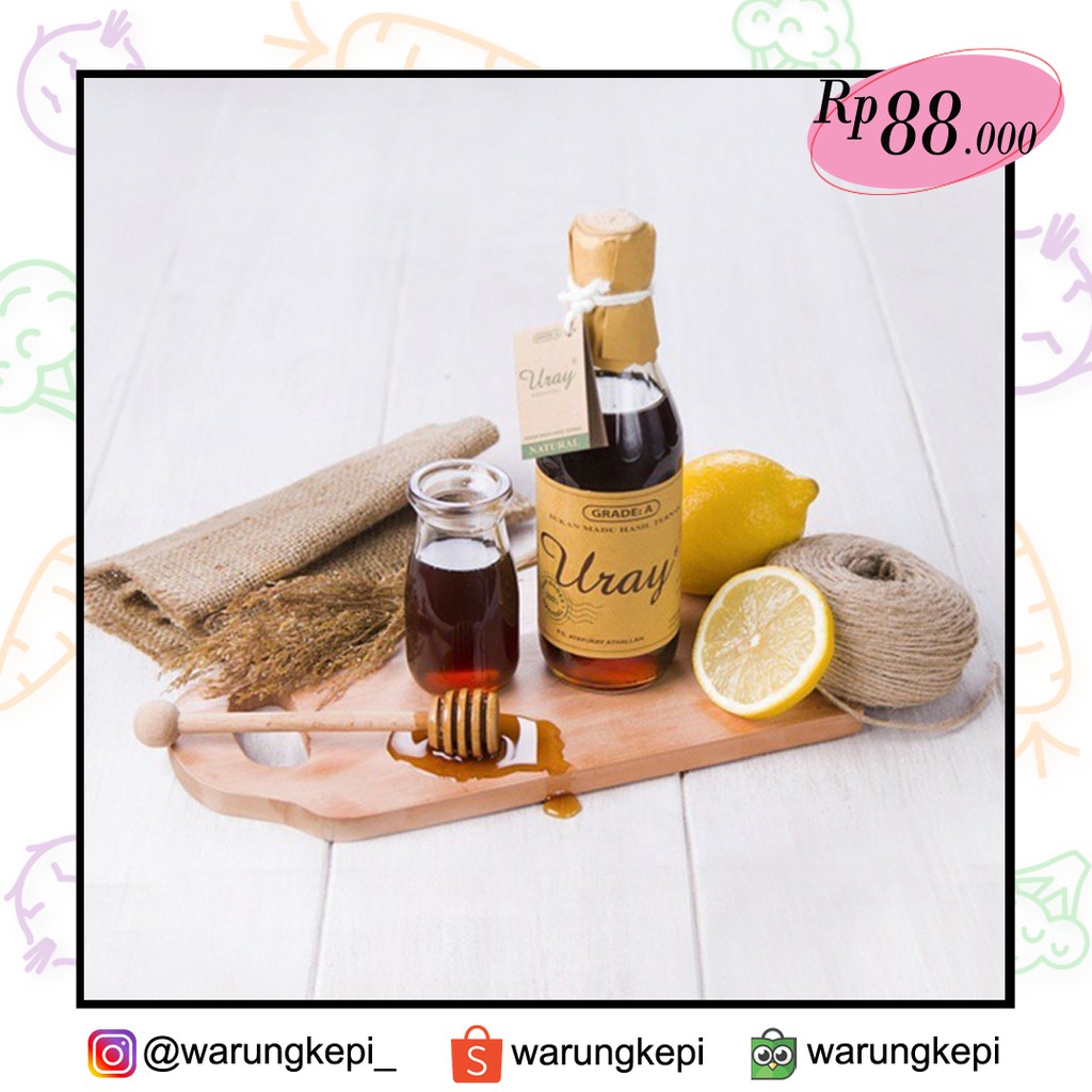 

Madu Uray Botol 450 gram