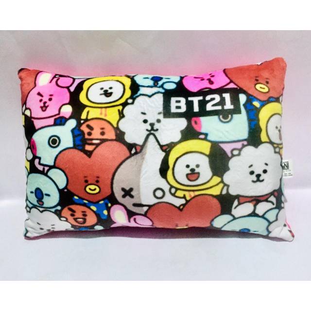  Bantal  BTS BT21 KPOP korea printing  unofficial Shopee 