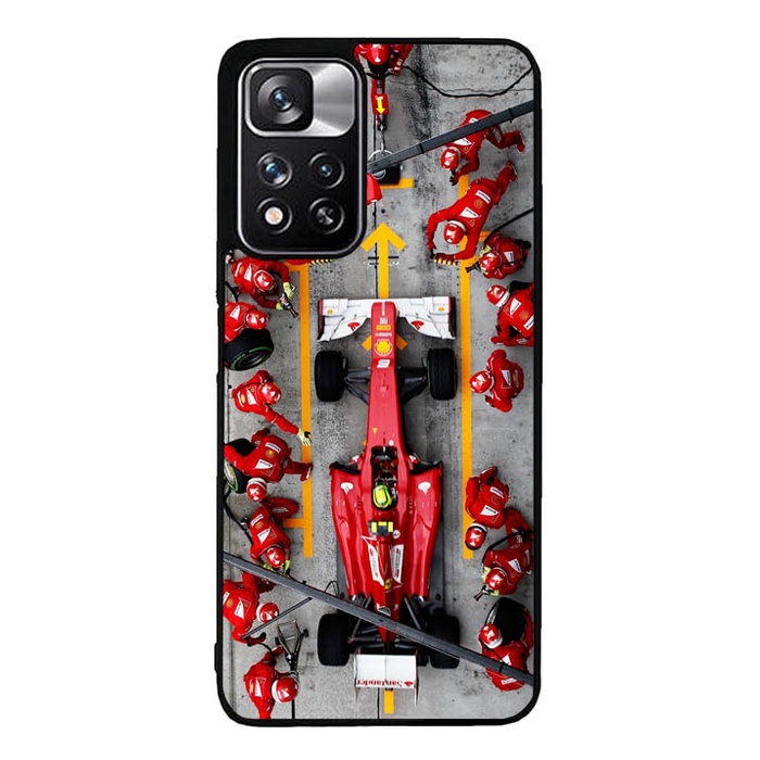 Case Cover Xiaomi Redmi Note 9 | 9 Pro | 10 4G | 10 Pro | 11 | 11 Pro Scuderia Ferrari F1 CC0519