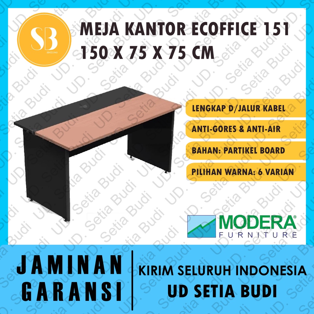 Meja Kantor / Kerja Ecoffice Modera MOF 151