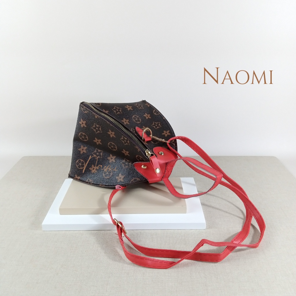 NAOMI - Meisha Bag Fashion Impor - Tas Pyramid Fashion  Bag Wanita - Shoulder Bag - Sling Bag Piramida - Tas Wanita - Tas Naomi - Naomi Bag