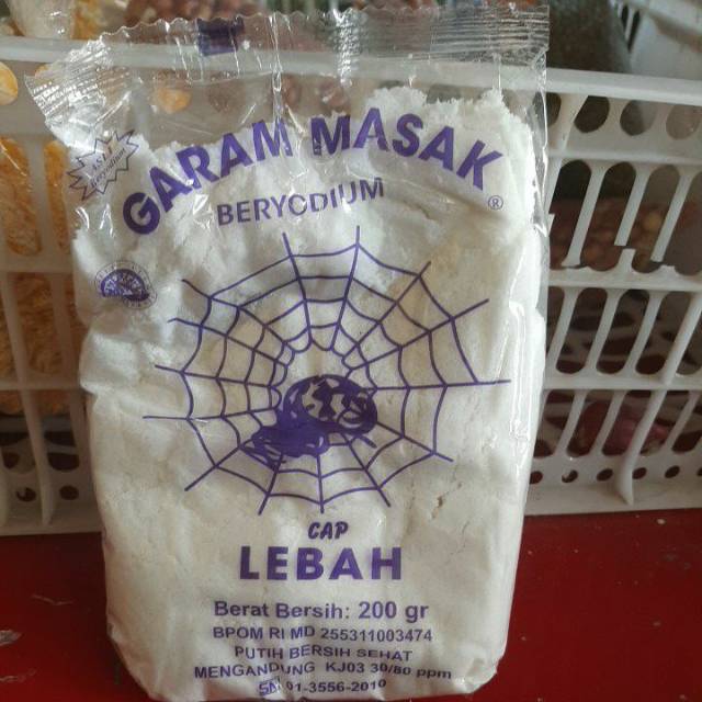 

Garam cap lebah 200 gr