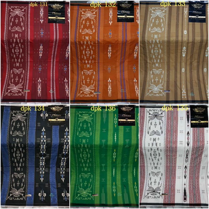 Sarung Ketjubung TIS DPK DIS Platinum Original Silver