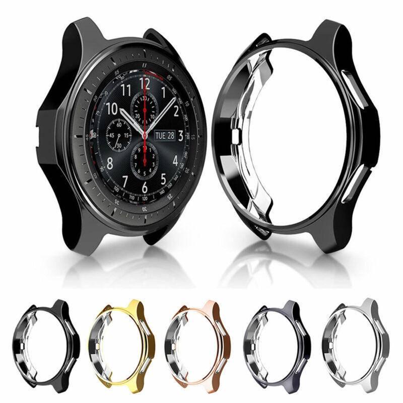 Case Pelindung Smartwatch Samsung Galaxy Watch 4 3 40mm 44mm 41mm 45mm S3 Frontier Bahan Tpu Ukuran 40mm 44mm