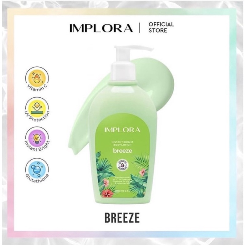 LOTION PEMUTIH BODY LOTION IMPLORA/IMPLORA INSTANT BRIGHT BODY LOTION