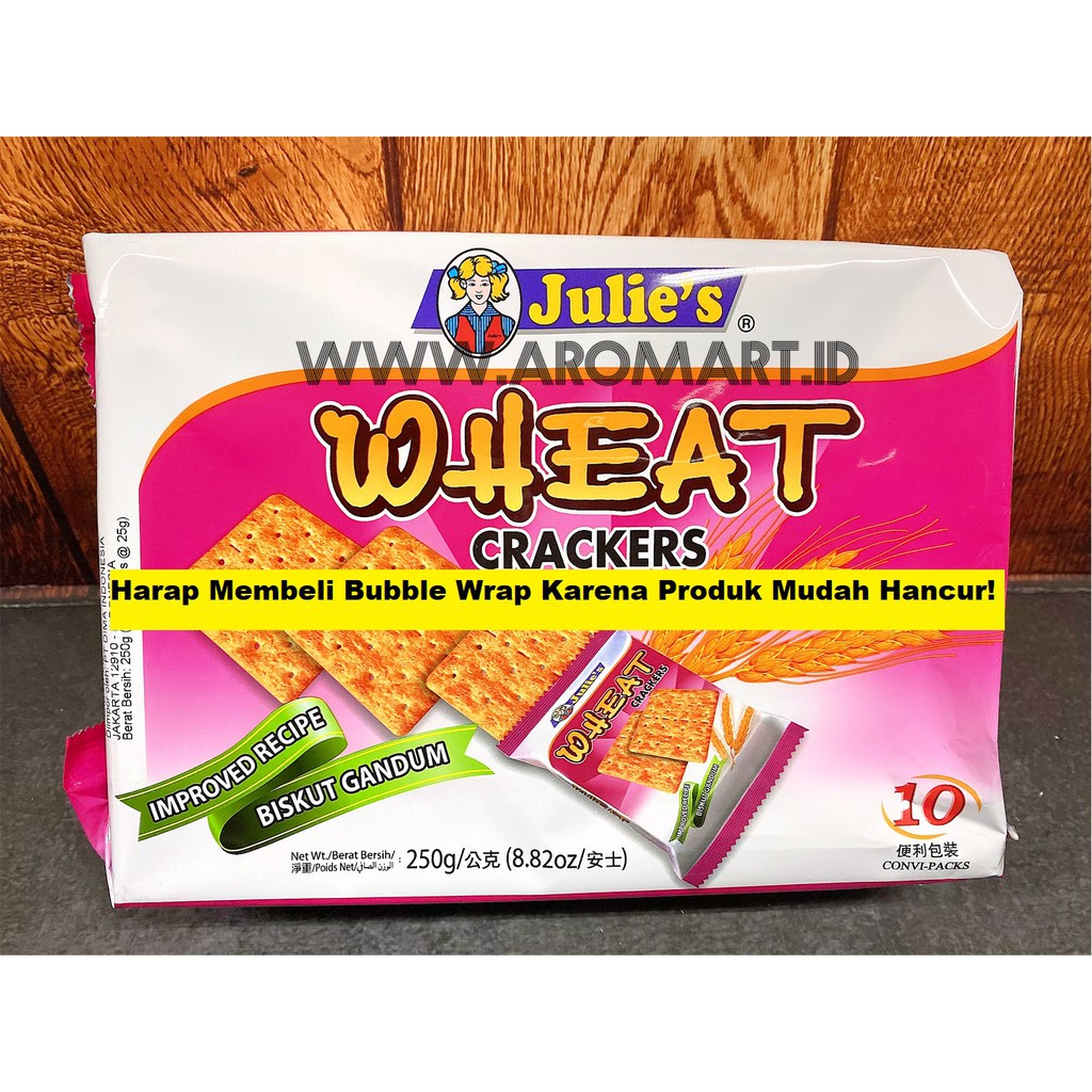 

Julie's Wheat Crackers / Biskuit Gandum - 250g