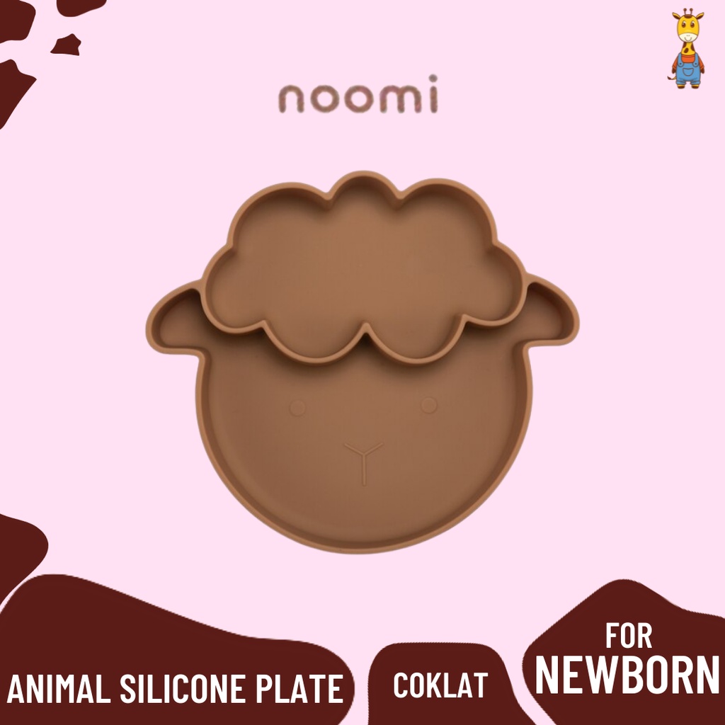 Noomi Animal Silicone Plate - Piring Makan Bayi