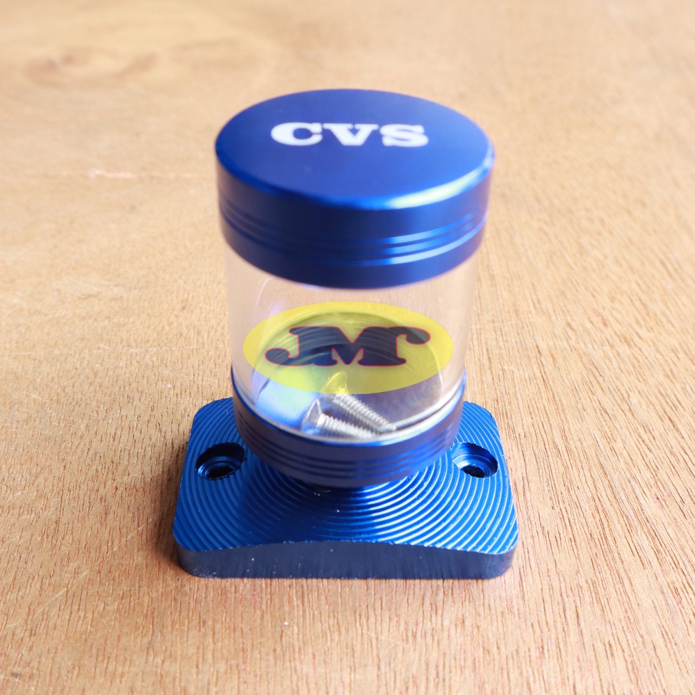 Tutup Minyak Rem Atas Motor Model Stampel Kaca CNC Transparan Tutup Minyak Rem Lubang Baut Tengah Va