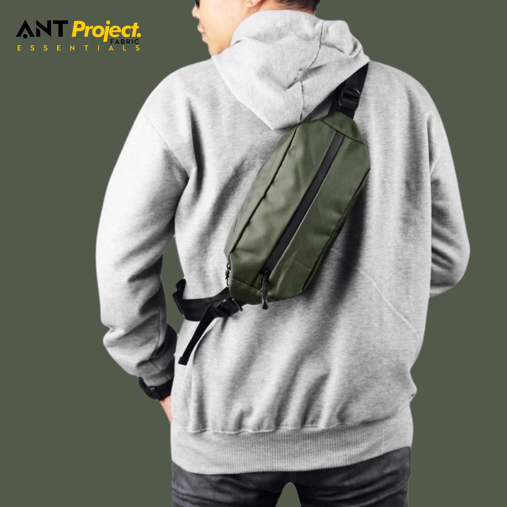 ANT PROJECT - Waistbag Pria APOLLO Camo Waterpfroop - Tas Pinggang