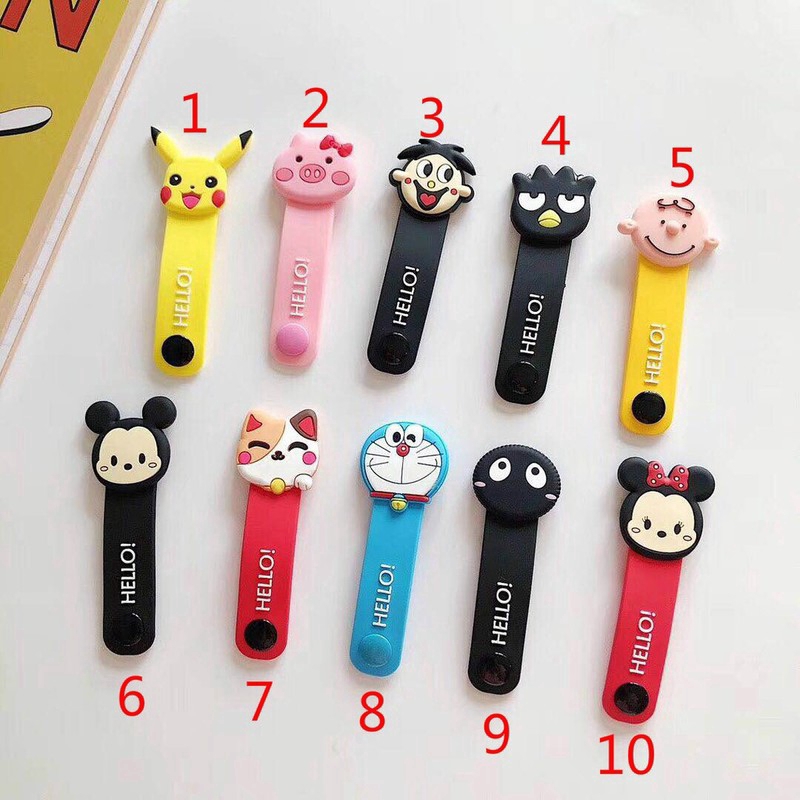 Lucu kartun earphone / kabel data organizer, Kemasan klip kawat jamnya