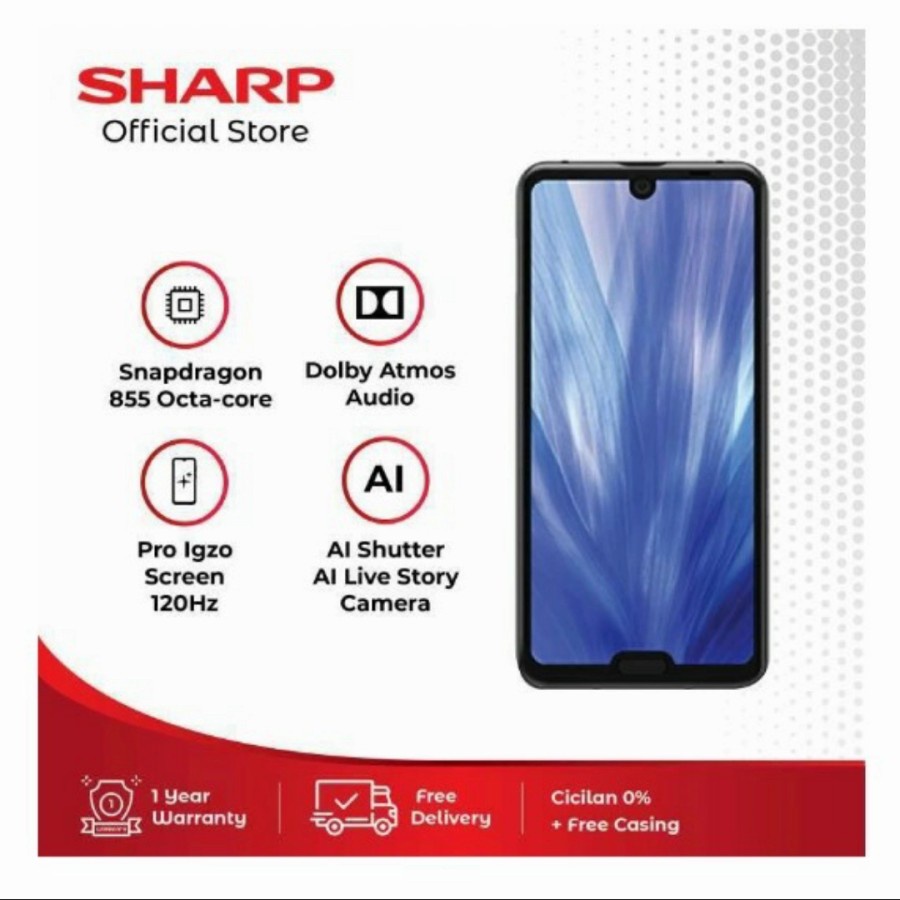 Sharp Aquos R3 SH-R10 Snapdragon 855 Original Garansi Resmi Indonesia