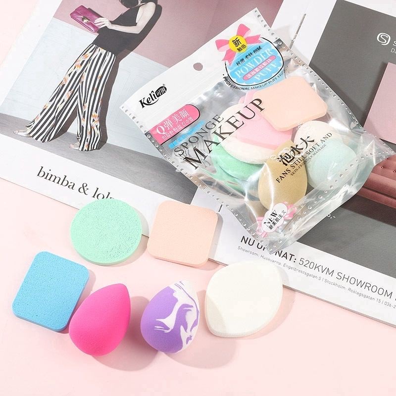 spons make up halus beauty blender lembut pembersih wajah 1 set murah