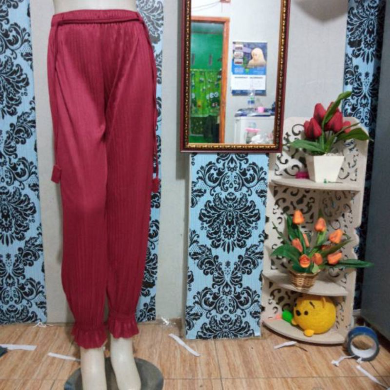 JOGER TANGGUNG PLISKET USIA 13- 20 TAHUN / JOGER ANAK TANGGUNG / CELANA ALADIN TANGGUG / CELANA JOGER