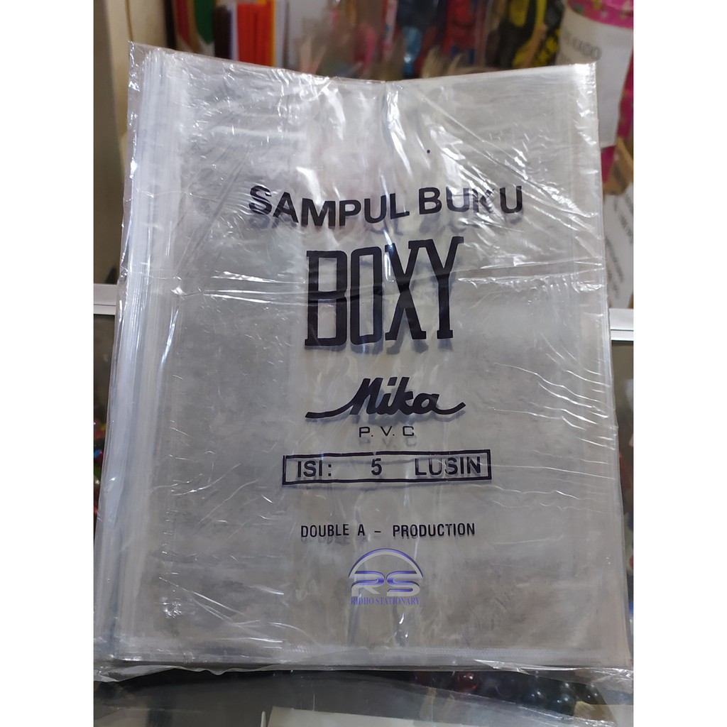 Jual Sampul Buku Mika Boxy - 12 Lembar (1 Lusin) | Shopee Indonesia