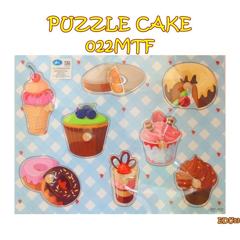 EDU13 MAINAN EDUKASI PUZZLE CAKE 022MTF