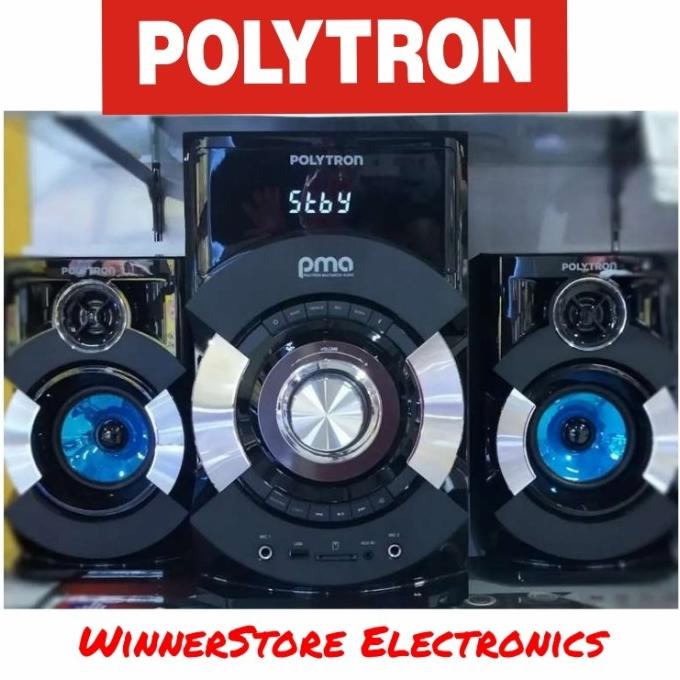 NEW Speaker MULTIMEDIA POLYTRON XBASS PMA 9507( BLUETOOTH&amp;USB) *MEDAN*