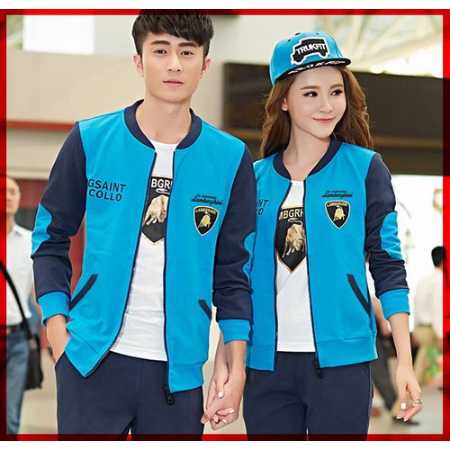 [Cp Jkt Lamborghini Turkis CL] pakaian jaket couple