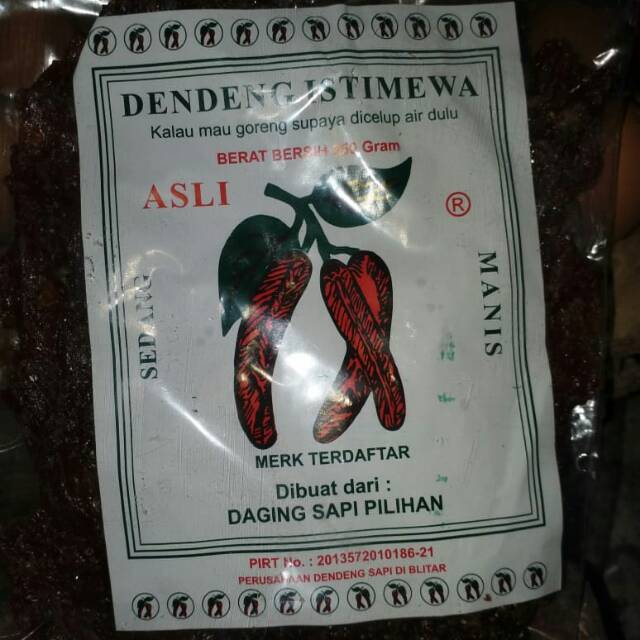 

Dendeng Istimewa Asli Cap Cabe 295 gram