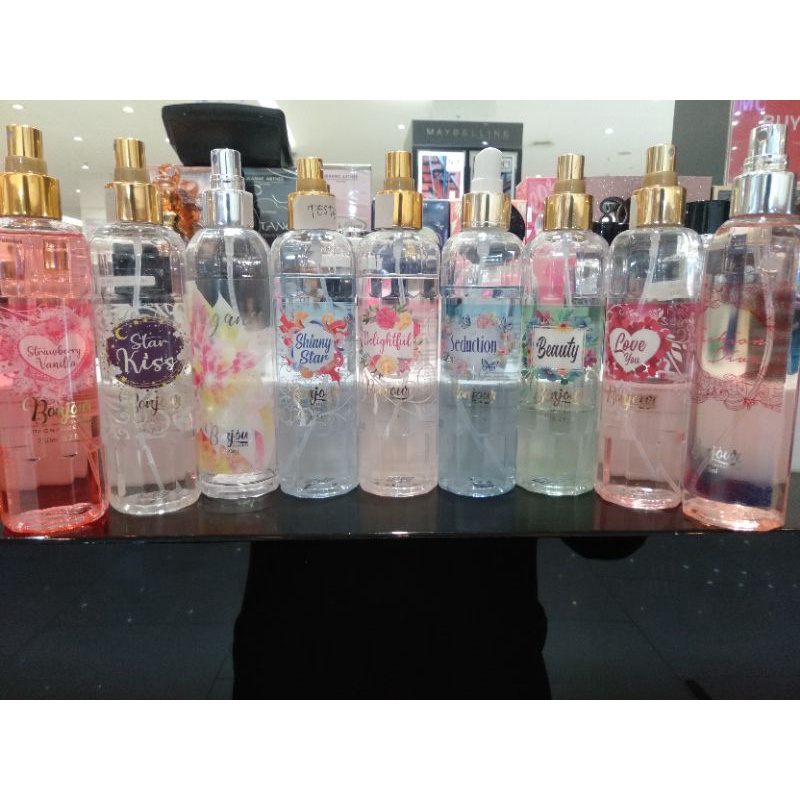 Bonjour Fragrance Mist 250ml for women/unisex Original.