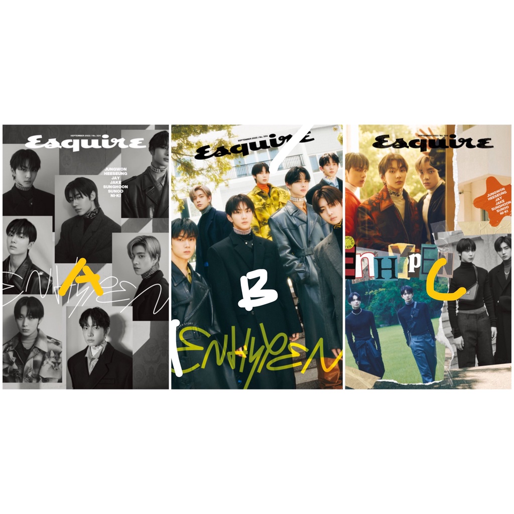 Esquire Korea Magazine September 2022 Enhypen, Wonwoo