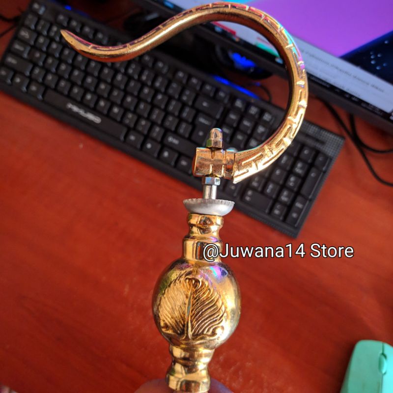 GANTUNGAN SANGKAR LIPAT GOLD GANTUNGAN SANGKAR MURAI LOVEBIRD KOTAK CUNGKOK DAUN EMAS