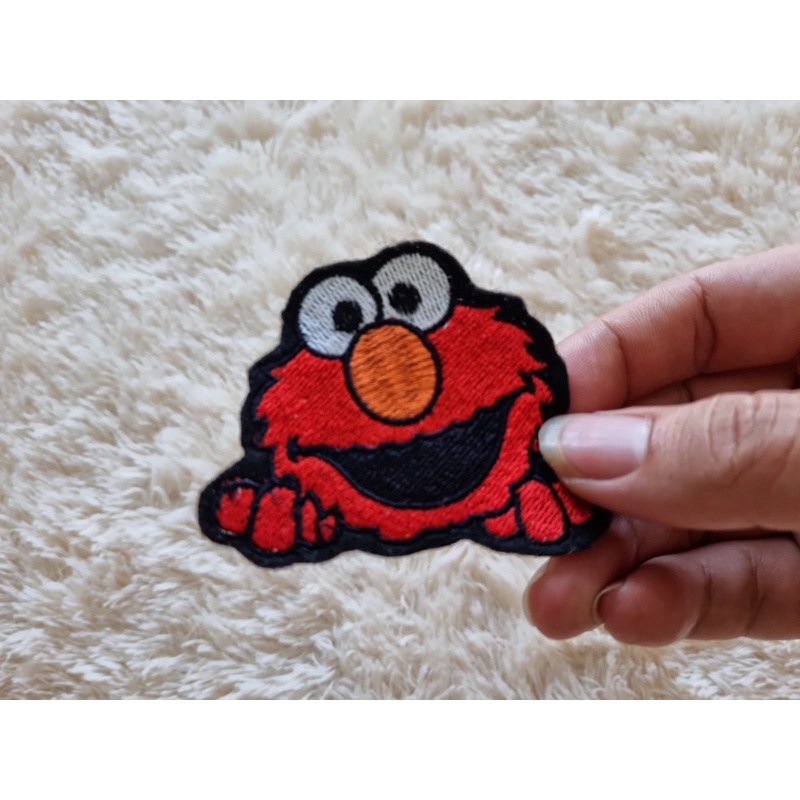 PATCH BORDIR JAHIT ELMO SESAME STREET