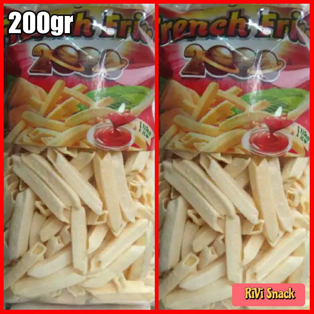 CHIKI SNACK FRENCH FRIES 2000 MAKANAN RINGAN 200GR