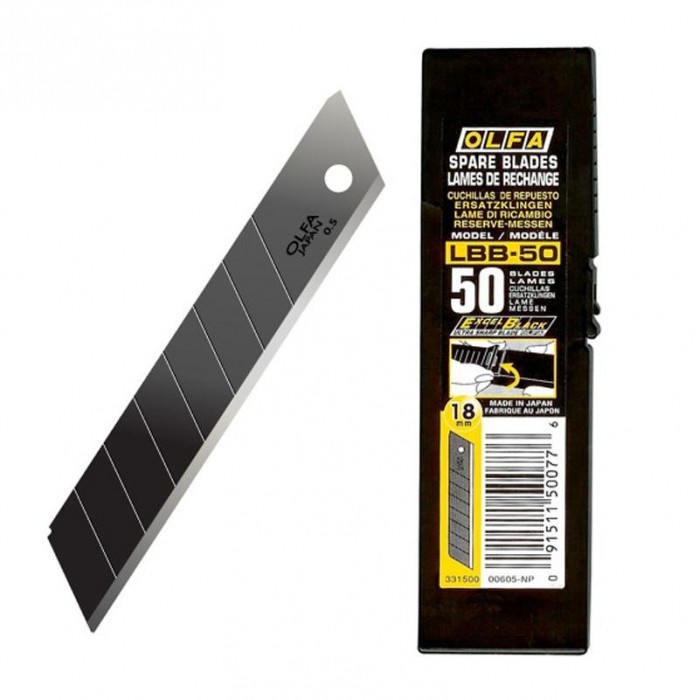 

Olfa Refill Cutter 18mm Spare Blade LBB-50 isi 50 Pcs