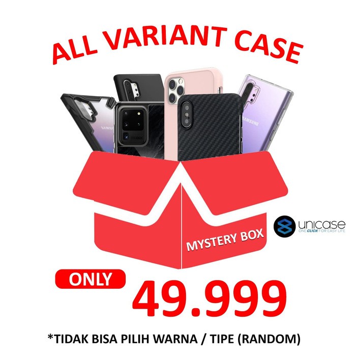 

Unicase MYSTERY BOX Case & Screen Samsung Galaxy / Oneplus / Xiaomi Redmi / Huawei / Zenfone Casing