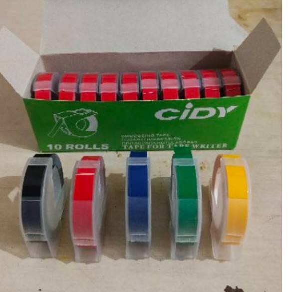 

LIZ CIDY / MOTEX emboss label tape HS JJP