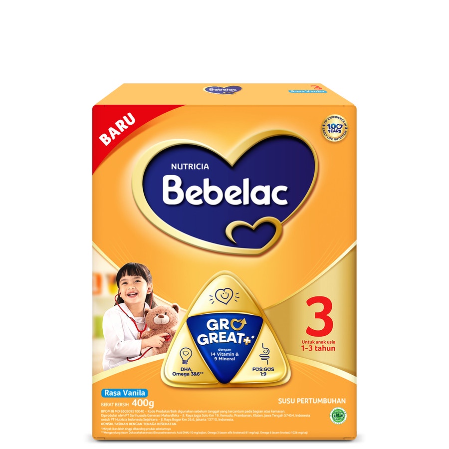 Bebelac 3 Susu 400 Gram