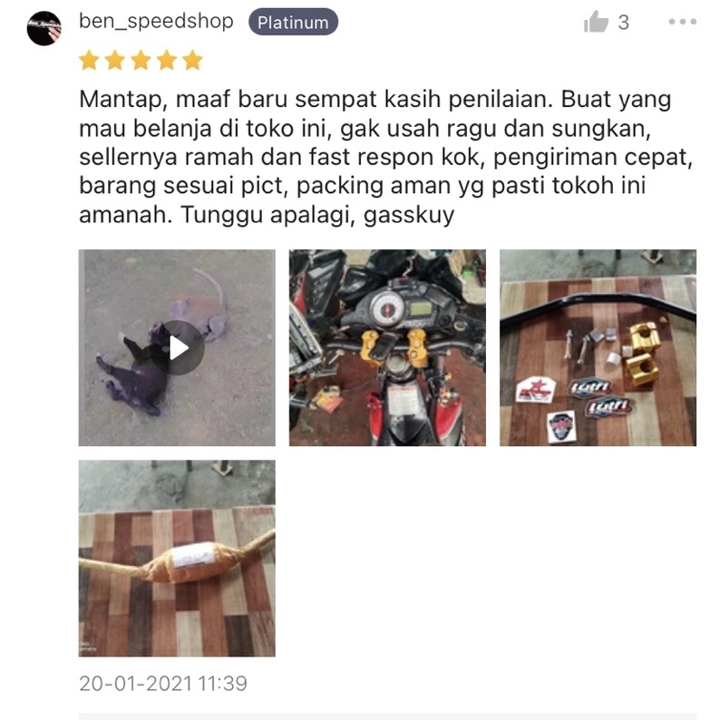 Terlaris!!?STANG RZR YAMAHA ROADRACE SATRIA FU CB 150R VIXSEN KLX RXKING PCX-3