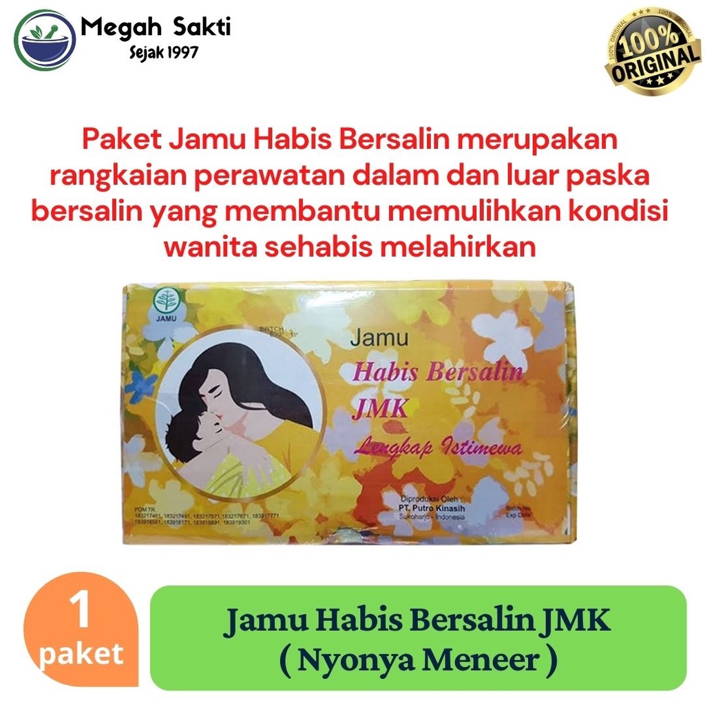Jamu Habis Bersalin Lengkap JMK / NYONYA MENEER